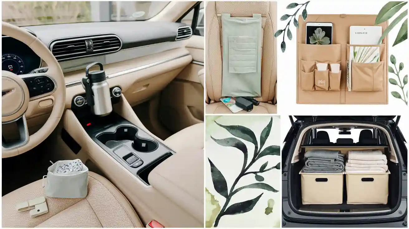 Car Interior with Simple Accessories