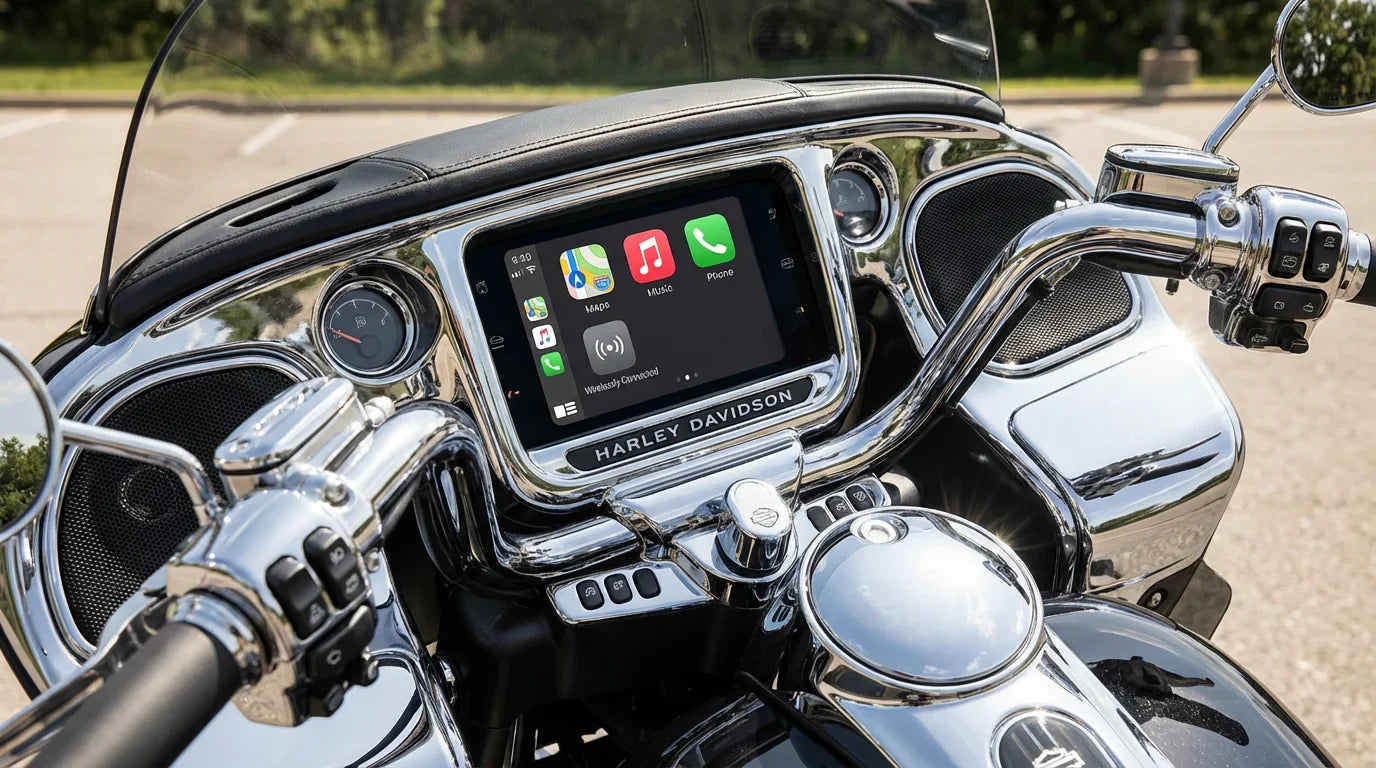 Harley Davidson Riding Evolution: How an Apple Wireless CarPlay Adapter Unlocks the Path to Freedom