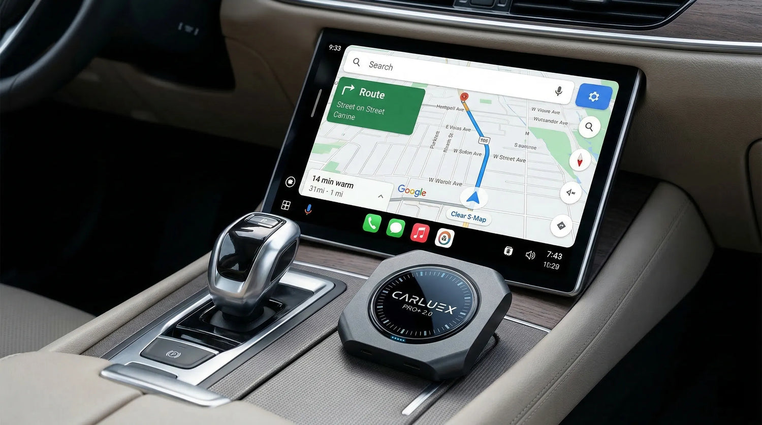 Best wireless carplay android auto adapter CARLUEX PRO+ 2.0 for ultimate infotainment system for car