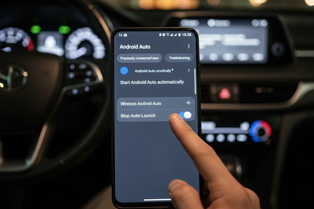 Android Auto phone settings used as a general Gemini and account eligibility reference