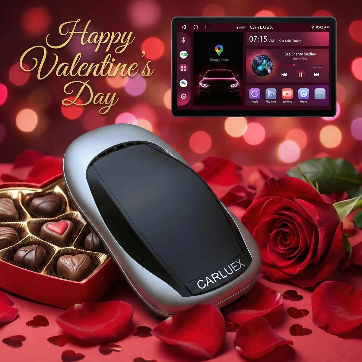 CARLUEX AIR Wireless CarPlay/Android Auto Adapter