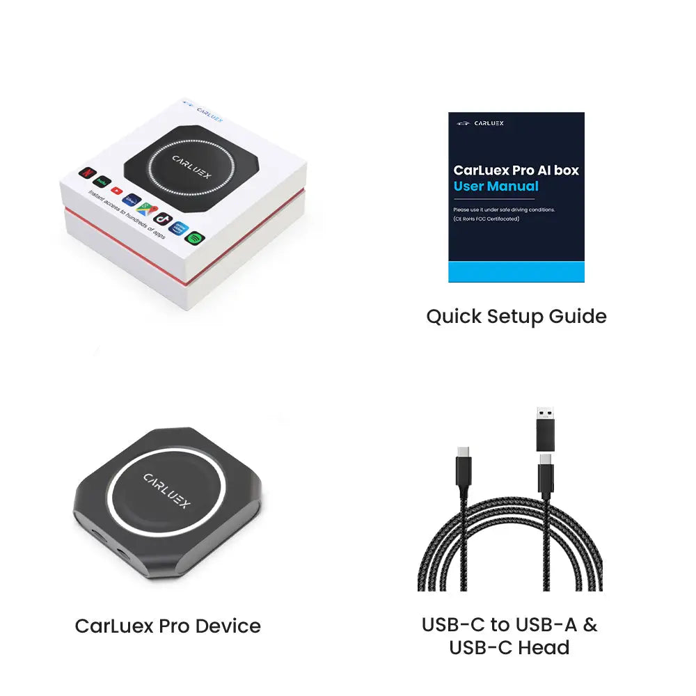 CARLUEX PRO Wireless CarPlay/Android Auto Adapter