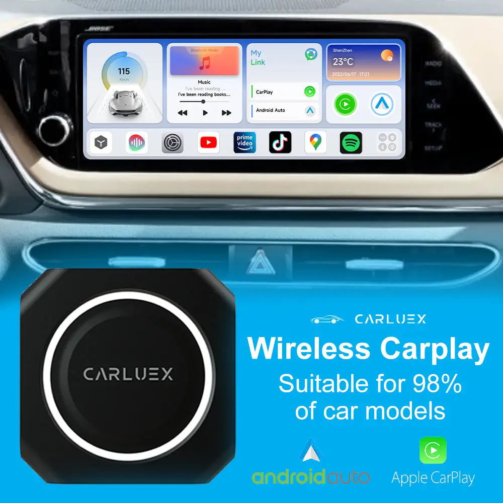 CARLUEX PRO Wireless CarPlay/Android Auto Adapter