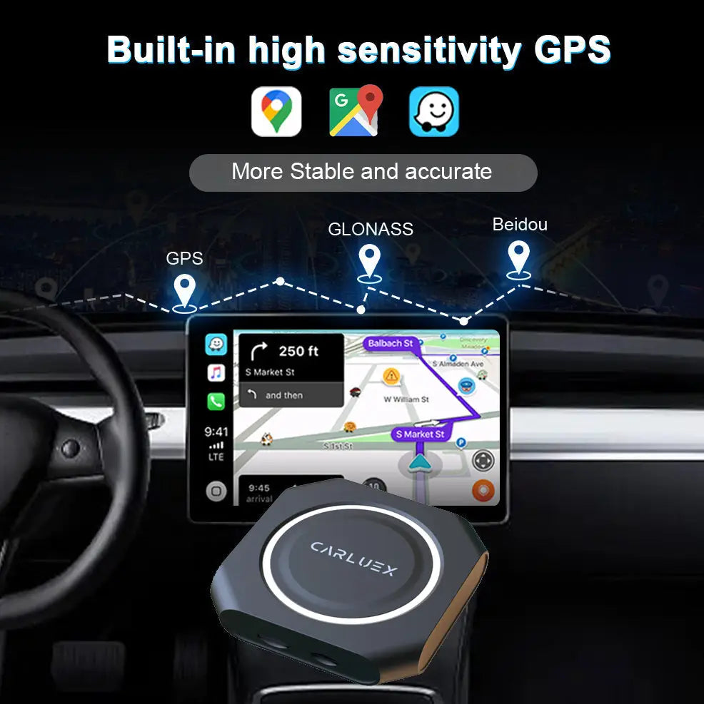 CARLUEX PRO Wireless CarPlay/Android Auto Adapter