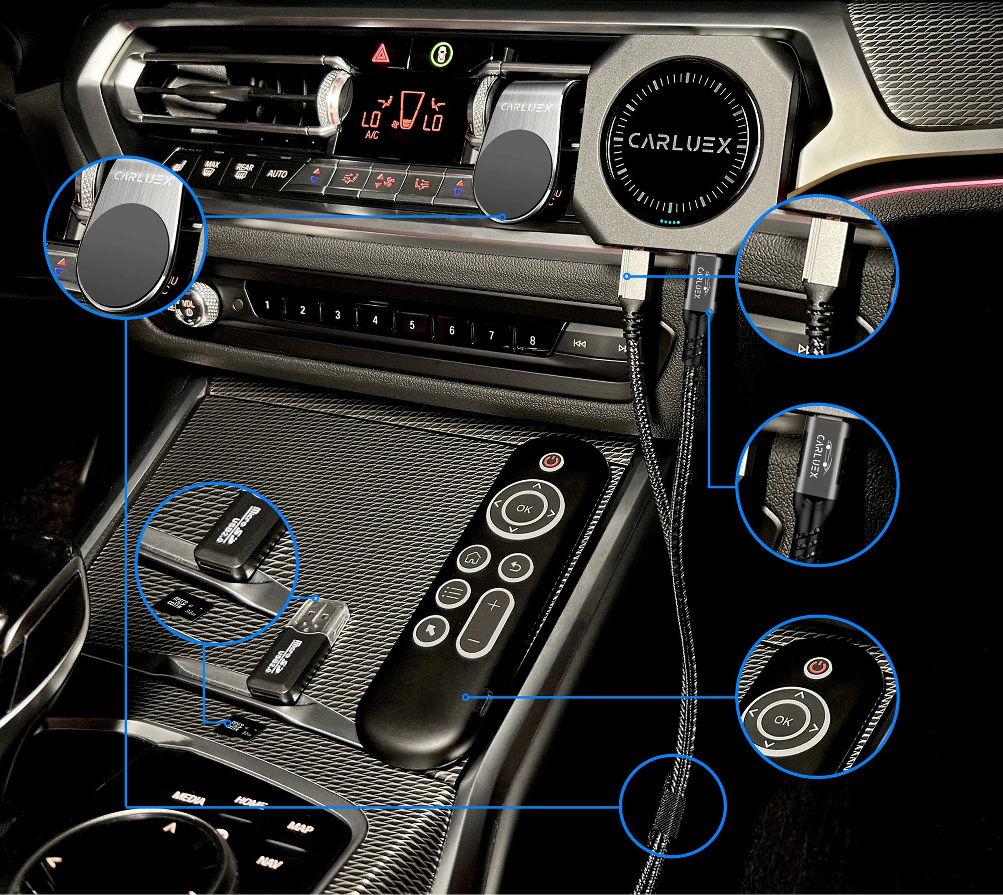 CARLUEX Complete Accessories Bundle - All Essential Parts in One Package
