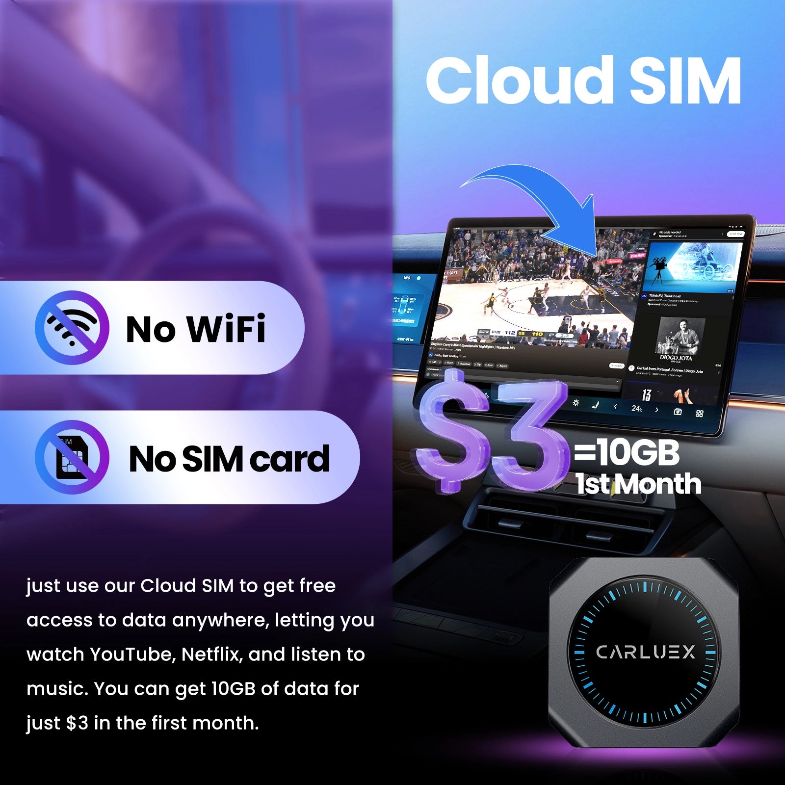 CARLUEX® PRO+ 2.0 Multimedia AI Box