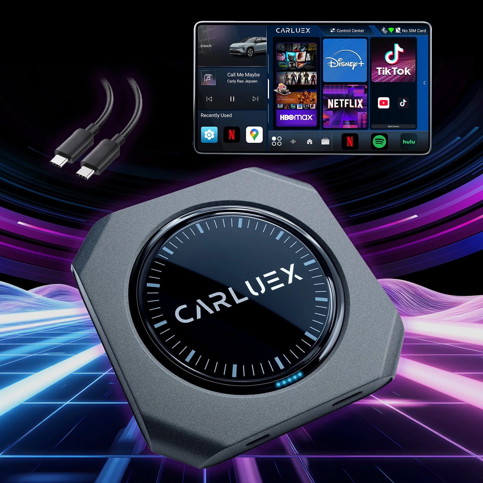 CARLUEX PRO+2.0 WIRELESS CARPLAY ADAPTER
