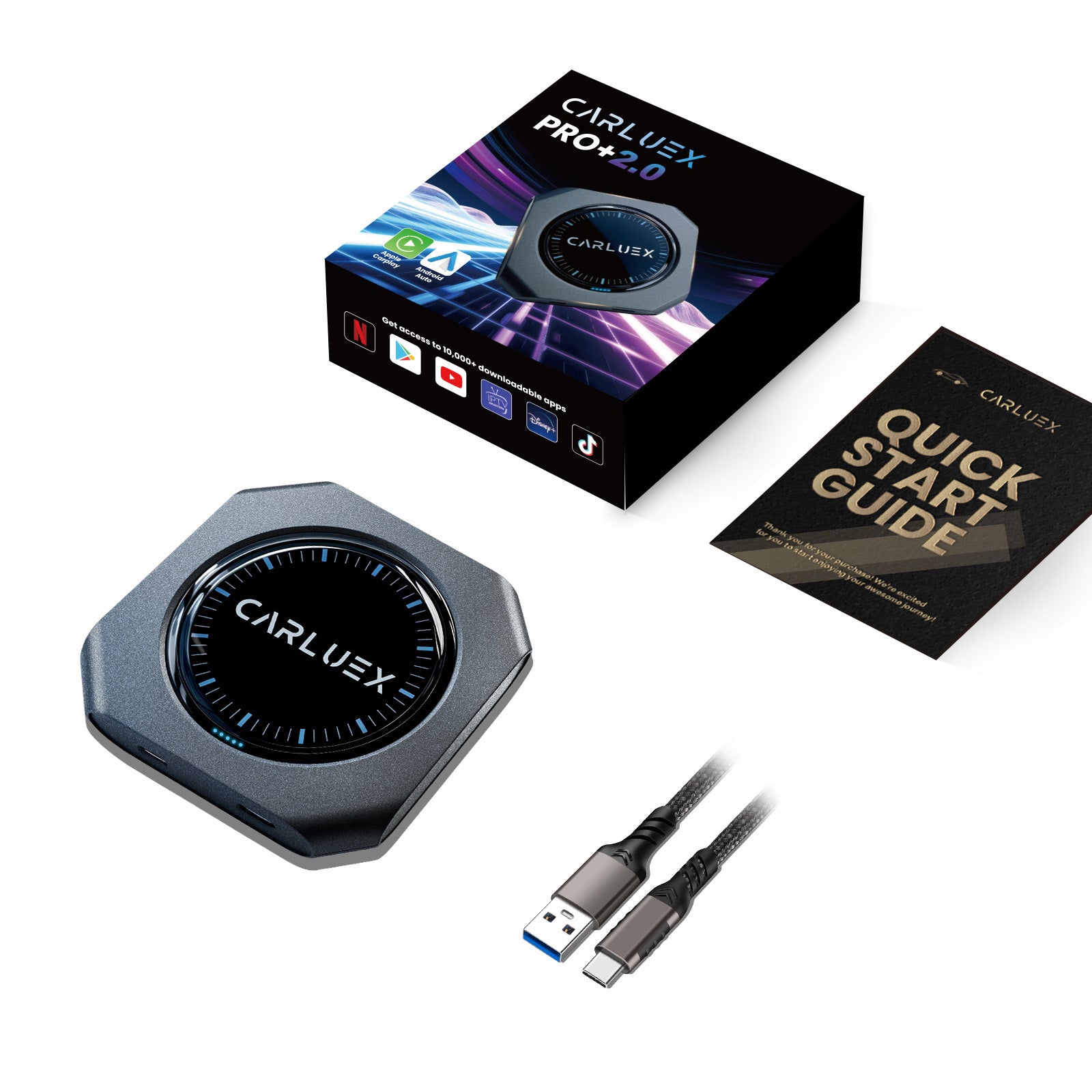 CARLUEX PRO+2.0 WIRELESS CARPLAY ADAPTER