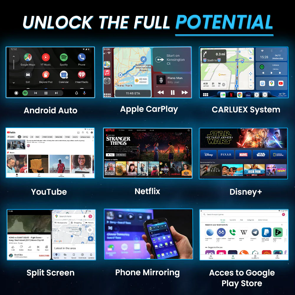 Android Auto Setup Instructions Troubleshooting CARLUEX: Your Guide to Streaming and CARLUEX AIR Andro