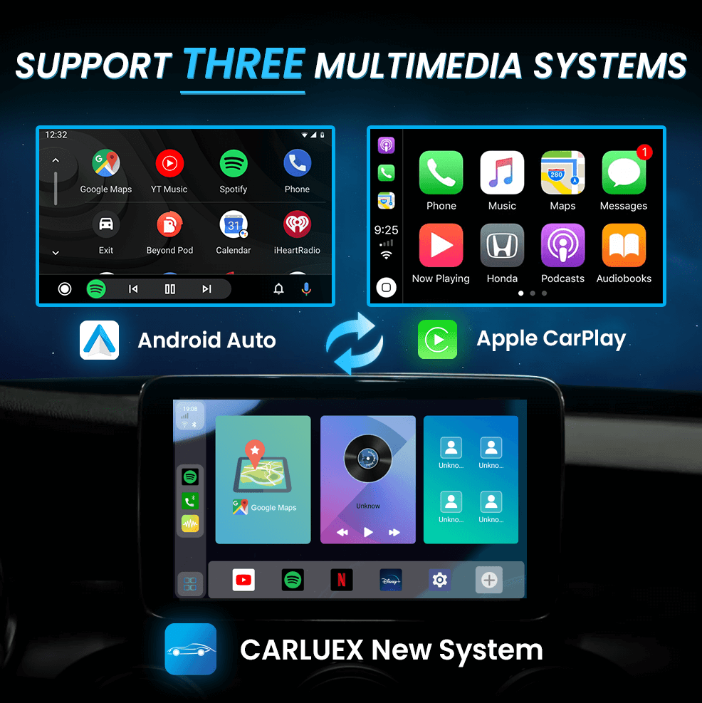 How to Use CARLUEX PRO+ with Apple CarPlay/Android Auto