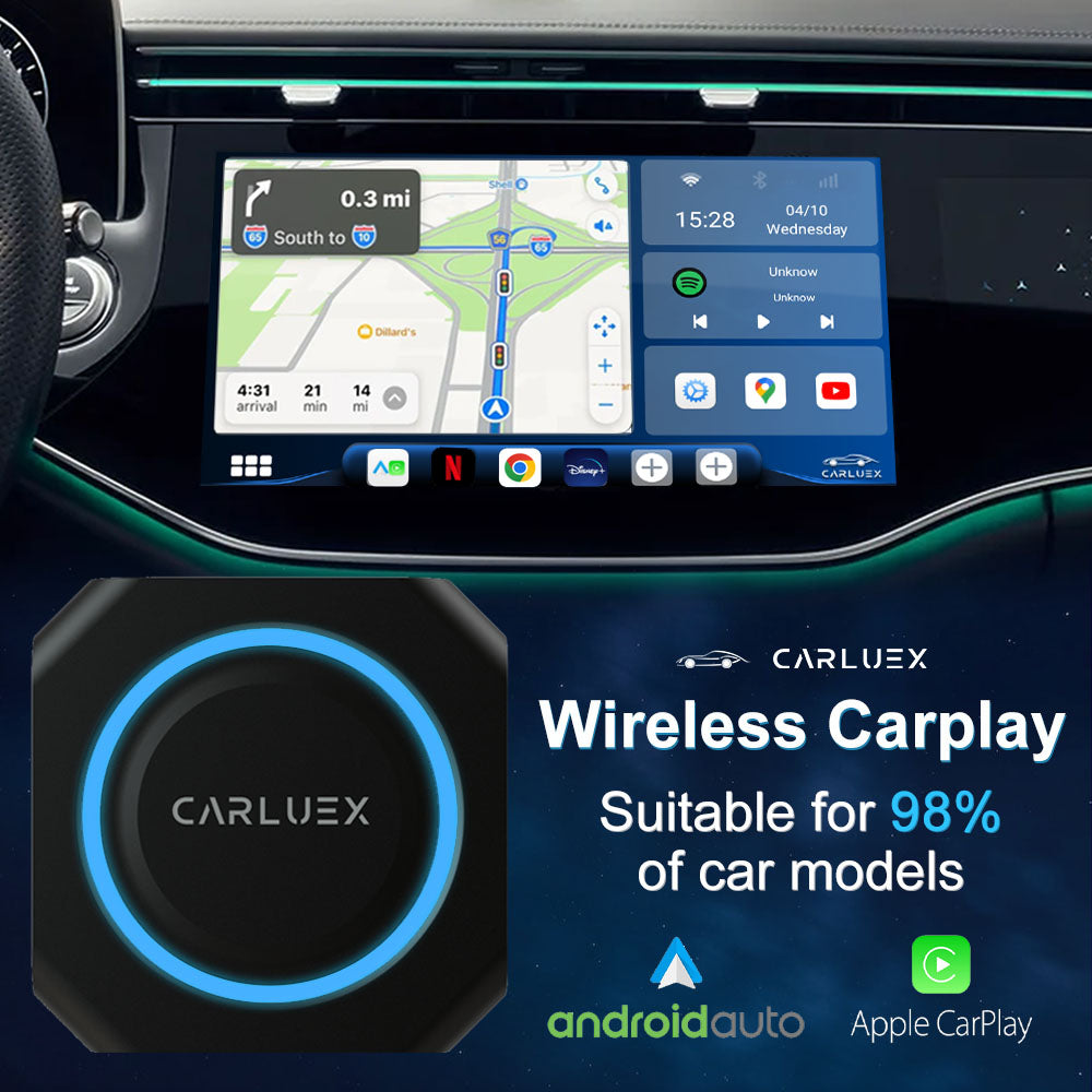 CARLUEX PRO+ Wireless CarPlay/Android Auto Adapter