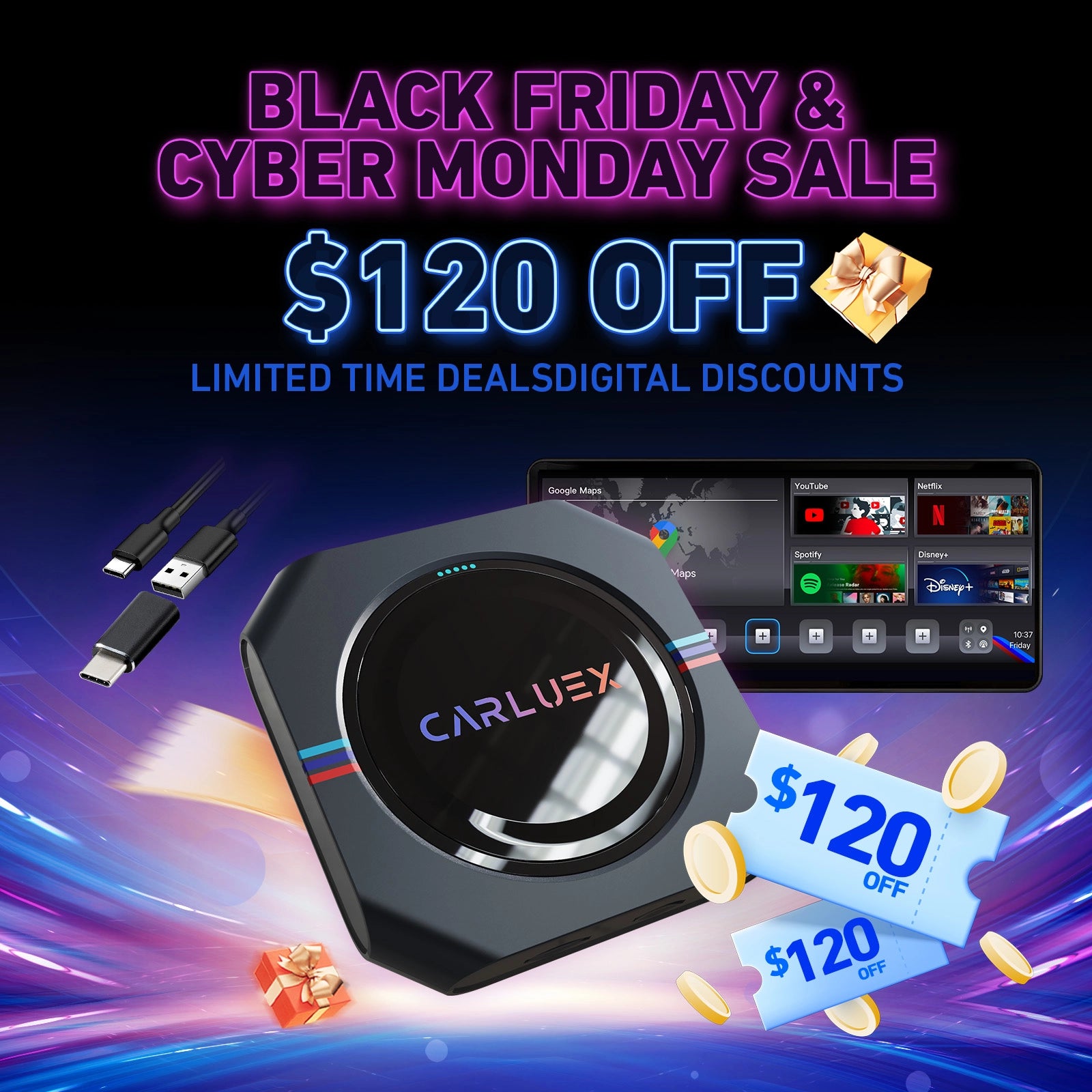 CARLUEX Multimedia Streaming Box for BMW