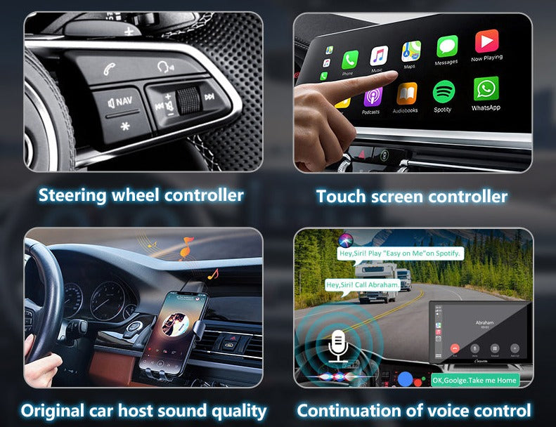 Easy installation of CARLUEX LINK for wireless CarPlay