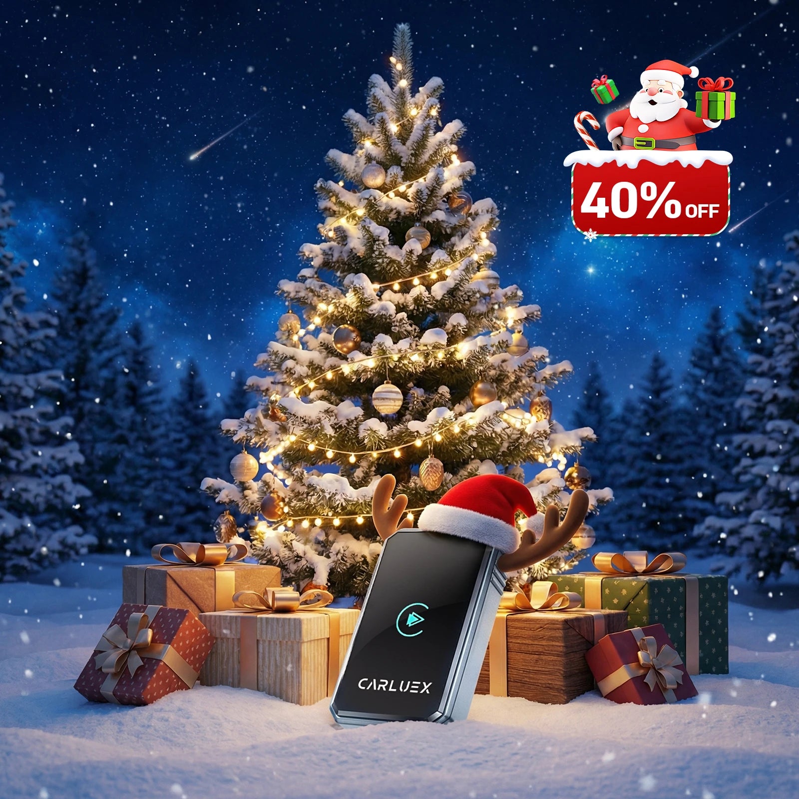 CARLUEX LINK Wireless CarPlay and Android Auto Adapter