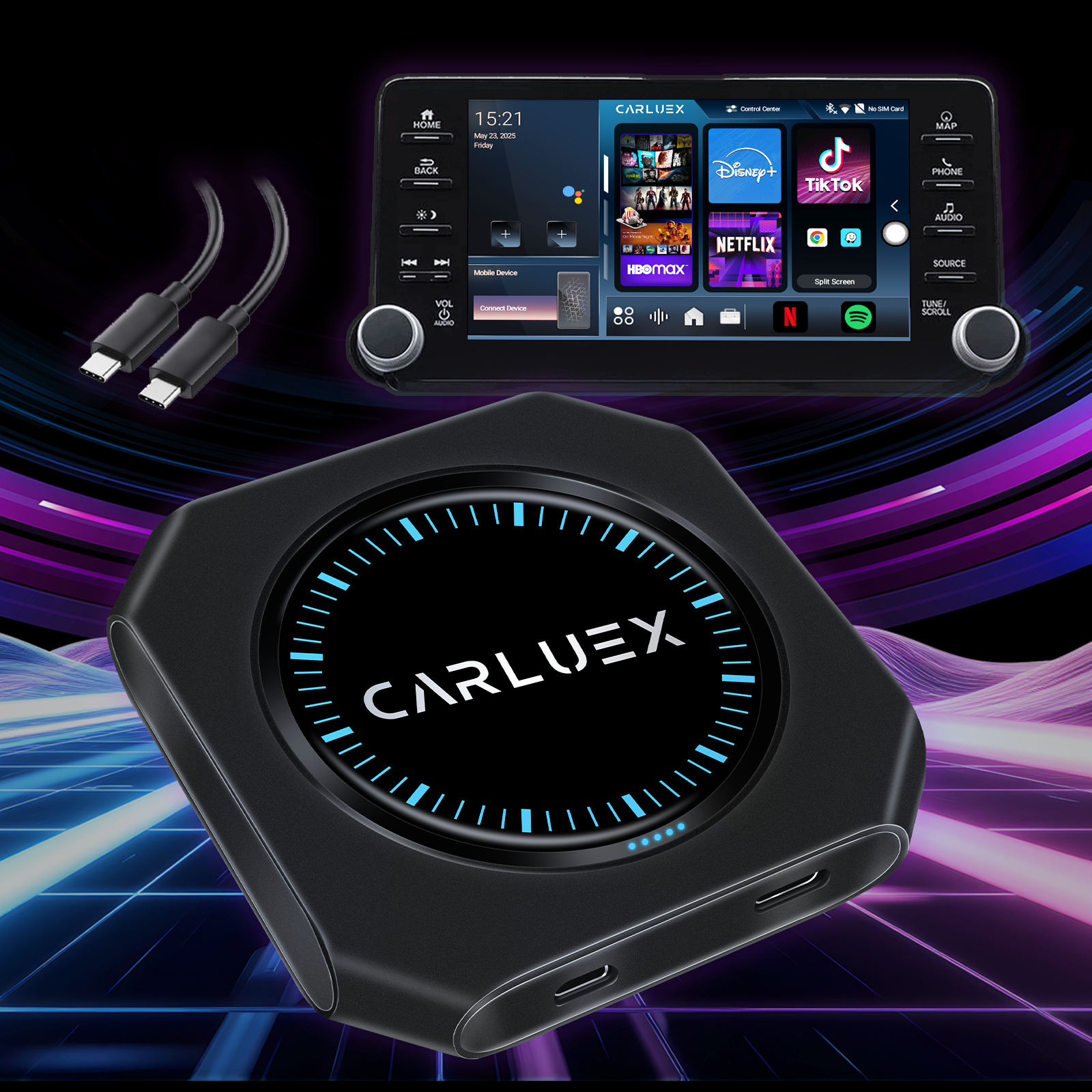 CARLUEX® PRO+ 2.0 Multimedia AI Box