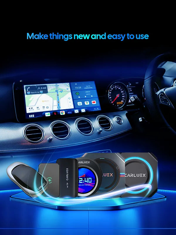 CARLUEX Wireless CarPlay Adapter Mobile Banner 2025