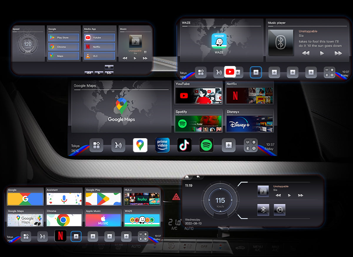 CARLUEX_BMW-SYSTEM| Wireless CarPlay & Android Auto Adapter Car Box