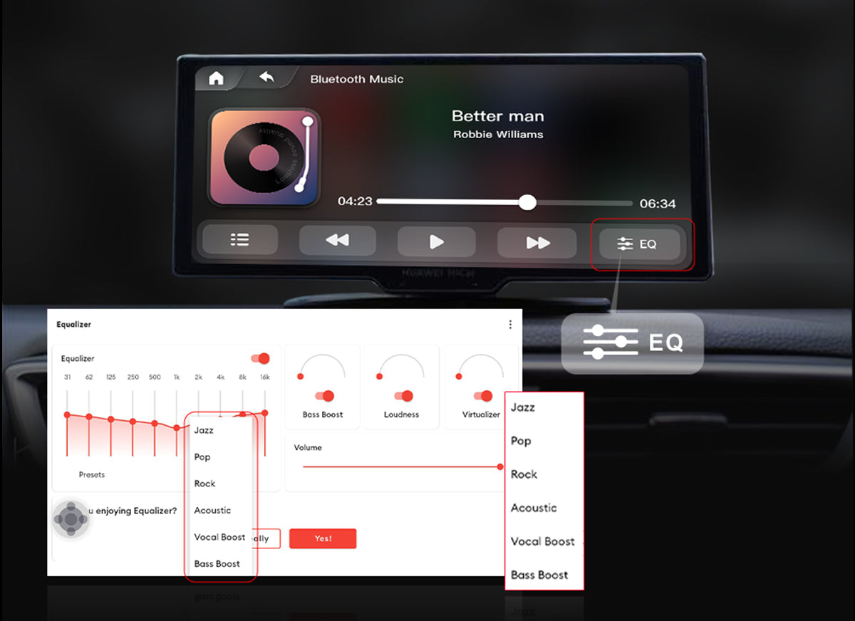 CARLUEX_BMW-MUSIC | Wireless CarPlay & Android Auto Adapter Car Box