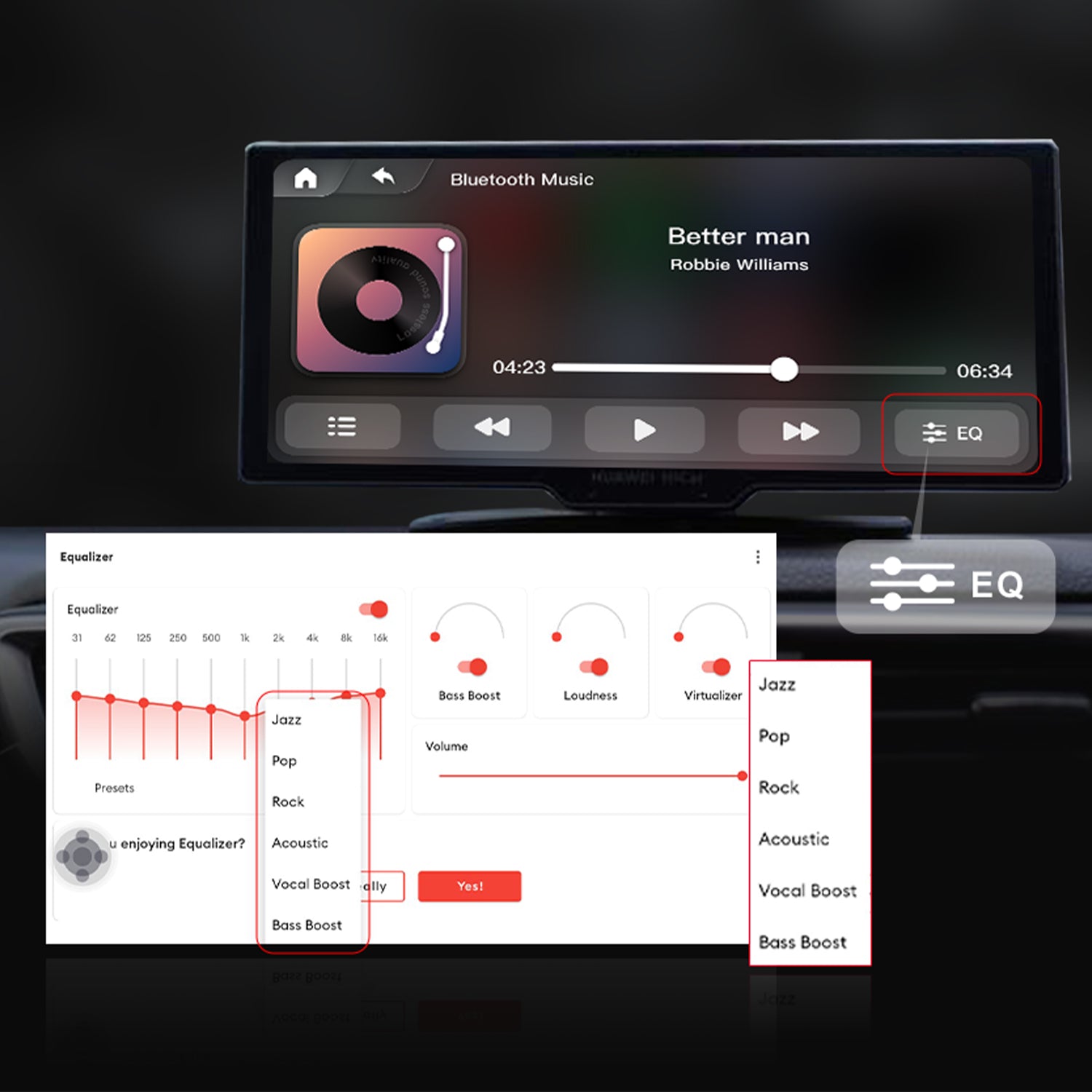 CARLUEX-PRO-MUSIC | Wireless CarPlay & Android Auto Adapter Car Box